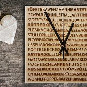 Uhr "Ruhrpott Gelaber"