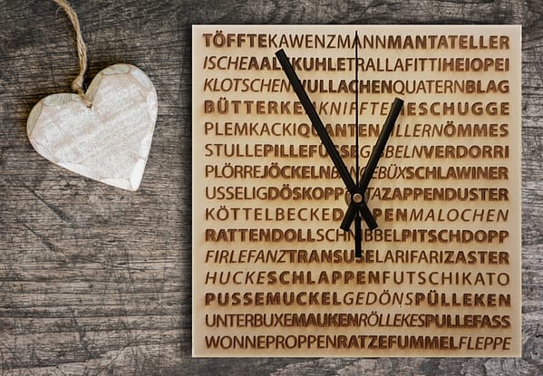 Uhr "Ruhrpott Gelaber"